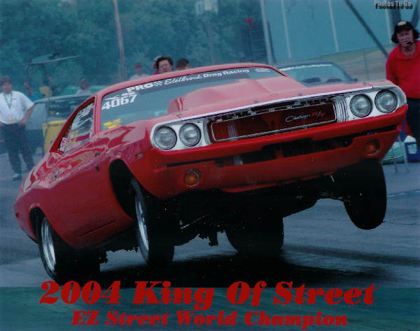 Andy Mayes with his 1970 Dodge Challenger teamed up with BTR Performance